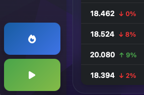 Benchmark start button